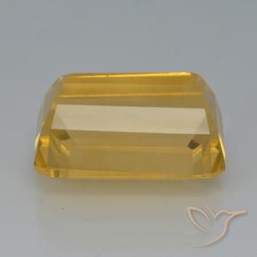 Citrine Doré foncé naturelle Octogone / coupe Émeraude, 8.49 ct, VVS