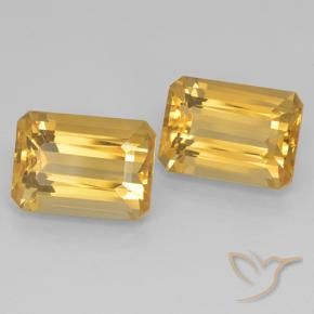 Shop natural 15.32ct Orange doré profond Citrine gems, Octogone / coupe Émeraude, from Brésil at GemSelect. In stock, global shipping!
