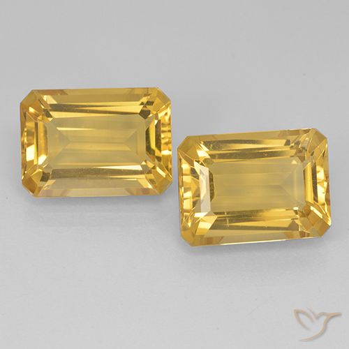 Shop natural 15.40ct Orange doré profond Citrine gems, Octogone / coupe Émeraude, from Brésil at GemSelect. In stock, global shipping!