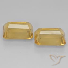 Shop natural 15.59ct Orange doré profond Citrine gems, Octogone / coupe Émeraude, from Brésil at GemSelect. In stock, global shipping!