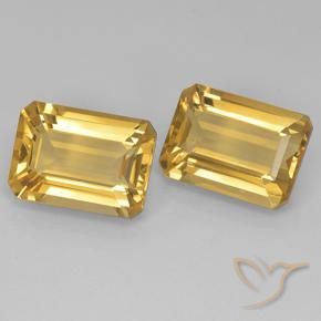 Shop natural 14.27ct Doré Citrine gems, Octogone / coupe Émeraude, from Brésil at GemSelect. In stock, global shipping!