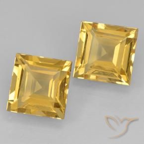 Shop natural 2.18ct Doré Citrine gems, Carré, from Brésil at GemSelect. In stock, global shipping!
