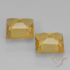 Shop natural 1.75ct Or moyen Citrine gems, Carré, from Brésil at GemSelect. In stock, global shipping!