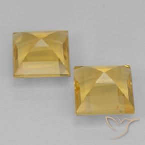 Shop natural 1.98ct Or moyen Citrine gems, Carré, from Brésil at GemSelect. In stock, global shipping!