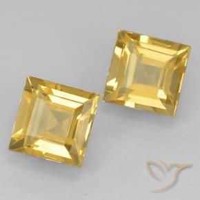 Shop natural 2.05ct Doré Citrine gems, Carré, from Brésil at GemSelect. In stock, global shipping!
