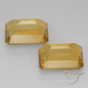 Shop natural 14.86ct Doré vif Citrine gems, Octogone / coupe Émeraude, from Brésil at GemSelect. In stock, global shipping!