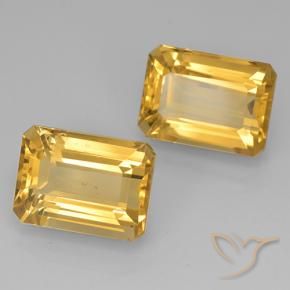 Shop natural 15.85ct Doré Citrine gems, Octogone / coupe Émeraude, from Brésil at GemSelect. In stock, global shipping!