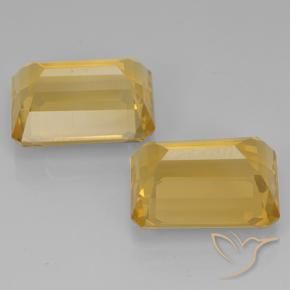 Shop natural 15.85ct Doré Citrine gems, Octogone / coupe Émeraude, from Brésil at GemSelect. In stock, global shipping!