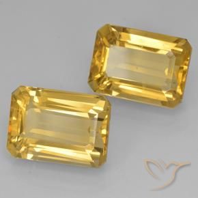 Shop natural 15.30ct Doré profond Citrine gems, Octogone / coupe Émeraude, from Brésil at GemSelect. In stock, global shipping!