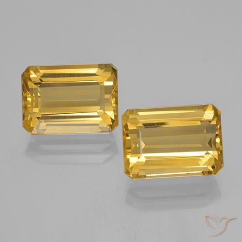 Shop natural 15.80ct Doré Citrine gems, Octogone / coupe Émeraude, from Brésil at GemSelect. In stock, global shipping!