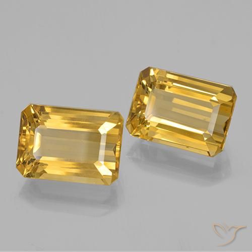 Shop natural 15.80ct Doré Citrine gems, Octogone / coupe Émeraude, from Brésil at GemSelect. In stock, global shipping!