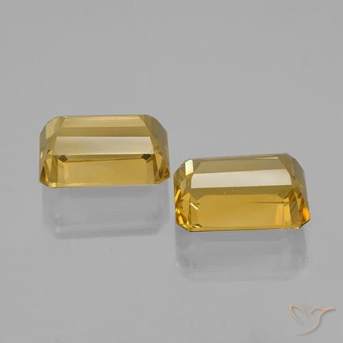 Shop natural 15.80ct Doré Citrine gems, Octogone / coupe Émeraude, from Brésil at GemSelect. In stock, global shipping!