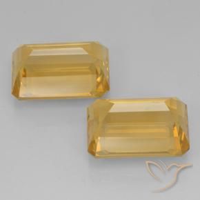 Shop natural 15.27ct Doré vif Citrine gems, Octogone / coupe Émeraude, from Brésil at GemSelect. In stock, global shipping!