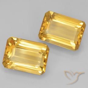 Shop natural 13.54ct Doré foncé Citrine gems, Octogone / coupe Émeraude, from Brésil at GemSelect. In stock, global shipping!