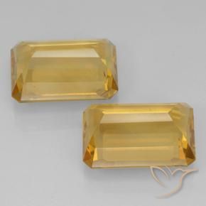 Shop natural 13.54ct Doré foncé Citrine gems, Octogone / coupe Émeraude, from Brésil at GemSelect. In stock, global shipping!