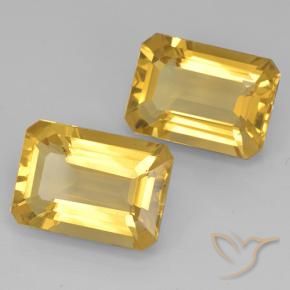 Shop natural 13.10ct Orange Doré Citrine gems, Octogone / coupe Émeraude, from Brésil at GemSelect. In stock, global shipping!