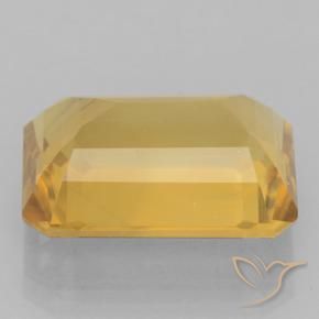 Citrine Or moyen naturelle Octogone / coupe Émeraude, 6.60 ct, VVS
