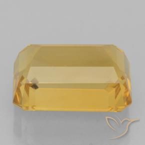Citrine Or moyen naturelle Octogone / coupe Émeraude, 8.27 ct, VVS