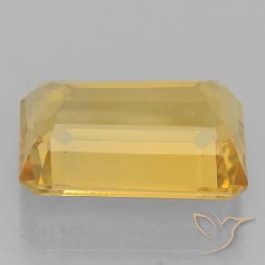 Citrine Doré vif naturelle Octogone / coupe Émeraude, 7.40 ct, VVS