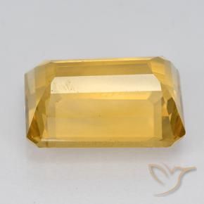 Citrine Doré vif naturelle Octogone / coupe Émeraude, 7.50 ct, VVS-VS