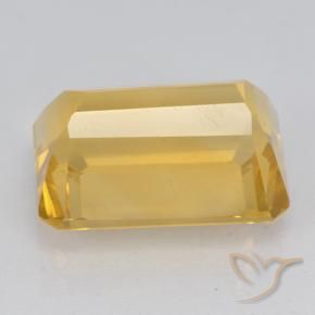 Citrine Or moyen naturelle Octogone / coupe Émeraude, 8.07 ct, VVS-VS