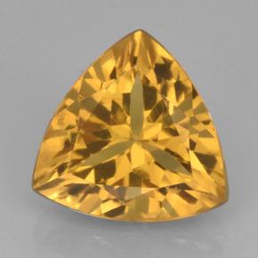 Citrine doré naturelle trillion, 2,24 ct, VVS