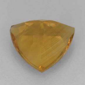 Citrine doré naturelle trillion, 2,24 ct, VVS