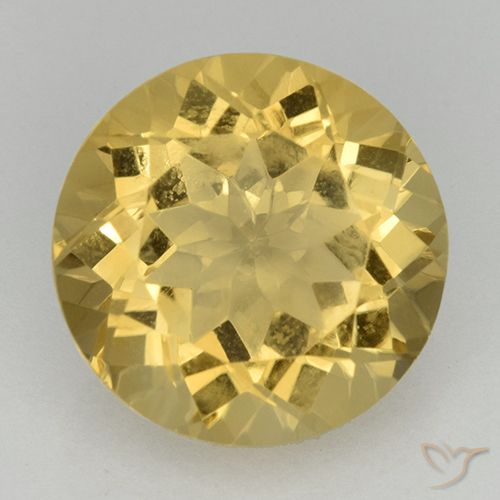 5.71ct Naturel Doré Citrine, Tour, VVS