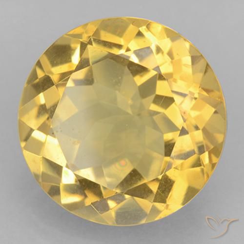 Citrine Jaune doré léger naturelle Tour, 5.88 ct, VVS