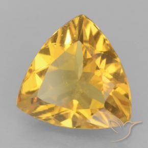Citrine Orange-or naturelle Trillion, 1.87 ct, VVS-VS