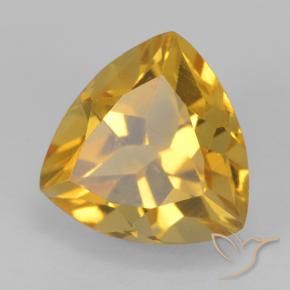 Citrine Doré moyen naturelle Trillion, 2.53 ct, VS