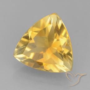 Citrine Or moyen naturelle Trillion, 2.12 ct, VVS