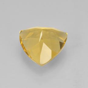 Citrine doré naturelle trillion, 2,23 ct, VVS