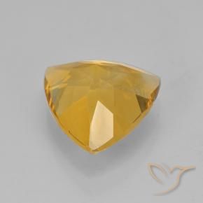 Citrine Doré foncé naturelle Trillion, 2.24 ct, VVS