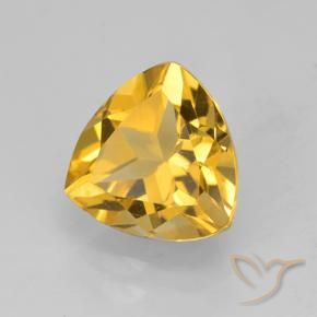 Citrine Doré vif naturelle Trillion, 2.36 ct, VVS