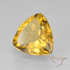 Citrine Doré naturelle Trillion, 2.07 ct, VVS