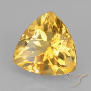 Citrine Or moyen naturelle Trillion, 2.36 ct, VVS