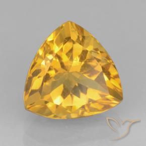 Citrine Doré moyen naturelle Trillion, 2.24 ct, VVS