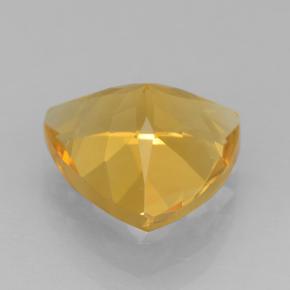 Citrine doré naturelle trillion, 1,96 ct, VVS
