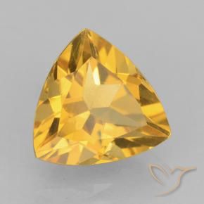 Citrine Orange Doré naturelle Trillion, 2.03 ct, VVS