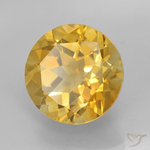 Citrine Doré vif naturelle Tour, 5.98 ct, VVS