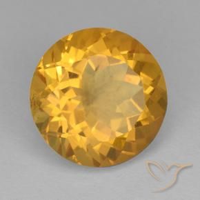 Citrine Orange doré profond naturelle Tour, 6.21 ct, VVS