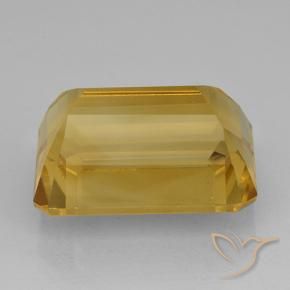 Citrine Or moyen naturelle Taille émeraude, 12.64 ct, VVS