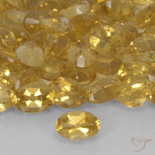 0.43ct Naturel Doré profond Citrine, ovale, VS