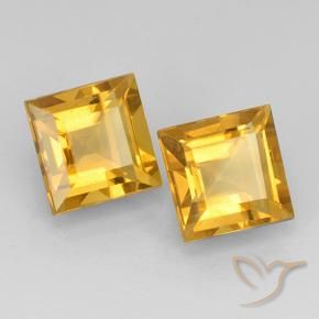 Shop natural 4.68ct Orange doré profond Citrine gems, Carré, from Brésil at GemSelect. In stock, global shipping!