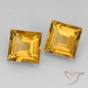 Shop natural 4.68ct Orange doré profond Citrine gems, Carré, from Brésil at GemSelect. In stock, global shipping!