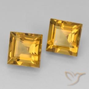 Shop natural 5.06ct Orange doré profond Citrine gems, Carré, from Brésil at GemSelect. In stock, global shipping!