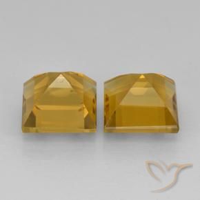 Shop natural 5.06ct Orange doré profond Citrine gems, Carré, from Brésil at GemSelect. In stock, global shipping!