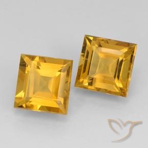 Shop natural 4.70ct Doré foncé Citrine gems, Carré, from Brésil at GemSelect. In stock, global shipping!