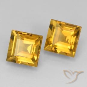 Shop natural 5.00ct Doré foncé Citrine gems, Carré, from Brésil at GemSelect. In stock, global shipping!